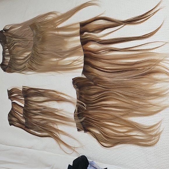 Human Hair Clip on Extensions for Women  8 Pieces Clip in 100% Human. - Picture 8 of 9